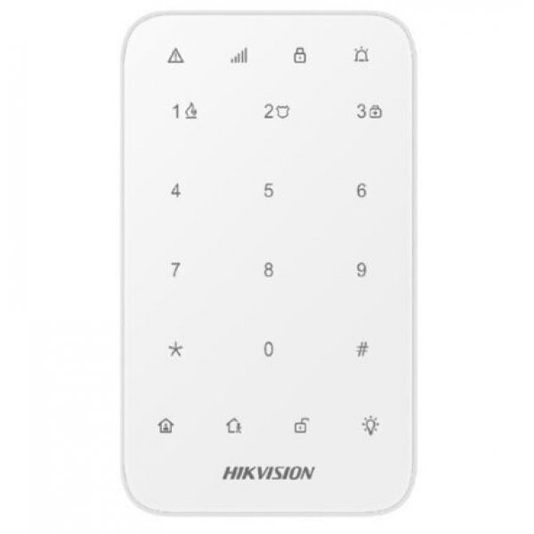 Hikvision DS-PK1-LT-WE Wireless LCD Keypad with Tag Function 