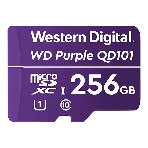 WD Purple 256 GB-os microSD microSD felügyeleti, WDD256G1P0C