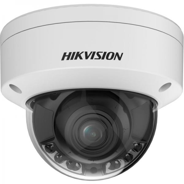 Hikvision - DS-2CD2787G2HT-LIZS - ColorVu Hybrid - Varifókuszos dóm - 8MP - IP - Wit