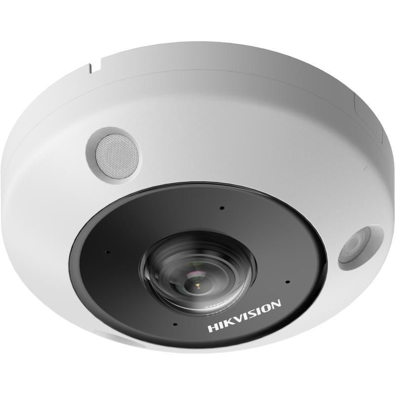 Hikvision - DS-2CD6365G1-IVS - DeepinView - Fisheye - 1.16MM Lens - 6MP - IP - Wit