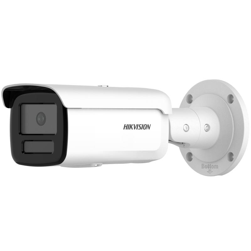 Hikvision DS-2CD2T47G2H-LI(2.8mm)(eF)(O-STD). Soort: IP-beveiligingscamera, Ondersteuning voor plaatsing: Buiten, Connectiviteitstechnologie: Bedraad. Montagewijze: Muur, Kleur van